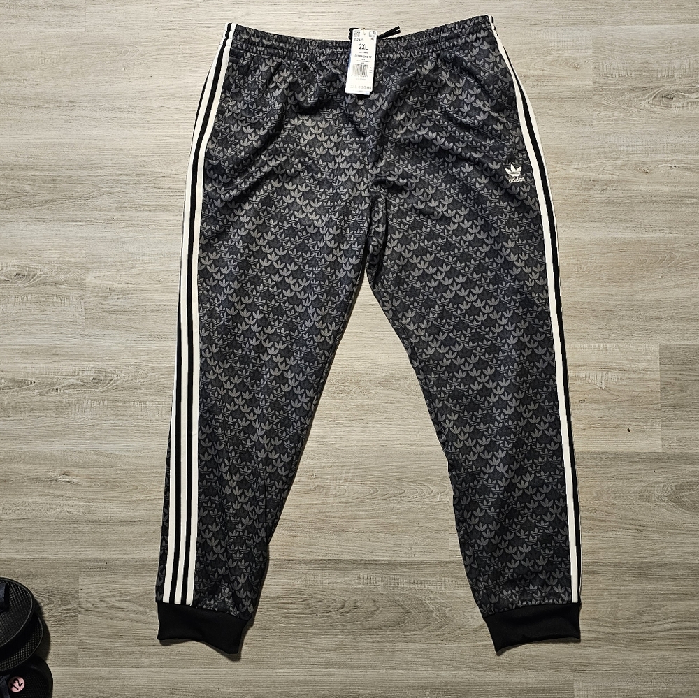 ADIDAS Originals SSTR MONO TP PANTS BLACK Men's 2XL NWT